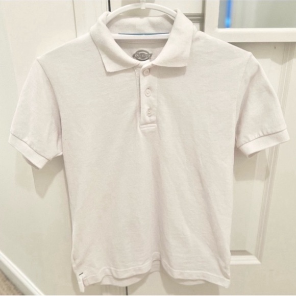 3/$19 Dickies Boys School Uniform Short Sleeve collared Polo Shirt - Picture 4 of 8